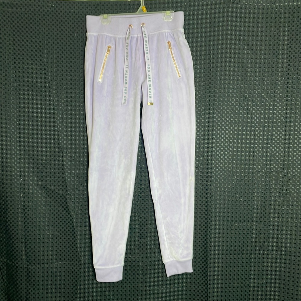 CX J lilac velvet pants for girl size 14/16
